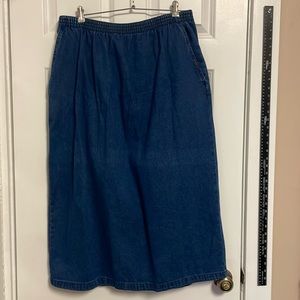 Vintage Denim Skirt